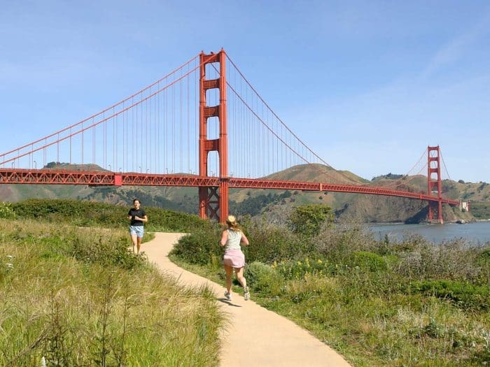 Running in San Francisco. Best routes and places to run in San Francisco.