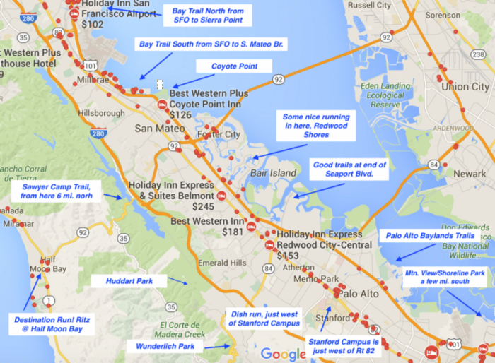 San Francisco Airport to Palo Alto: Key Routes & Hotel Clusters