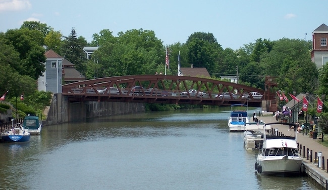 Erie Canal Mileage Chart
