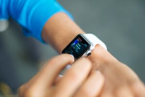 Running app on wearable device